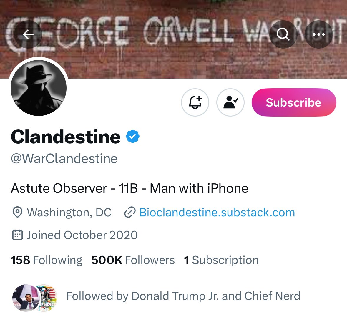 Just hit half a million followers 👀 Shout out to those of you who stuck with me and gave me a chance. And shout out to my enemies who desperately tried to stop me. I look forward to continuing to use this platform to wake normies and defeat the MSM. Who’s with me?