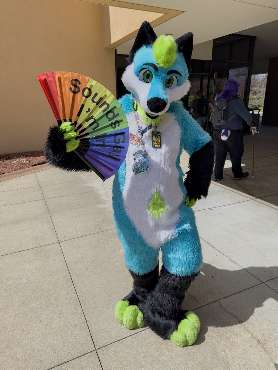 Sounds gay. I'm definitely in. <3 #FursuitFriday 📷: @ParloPenguin