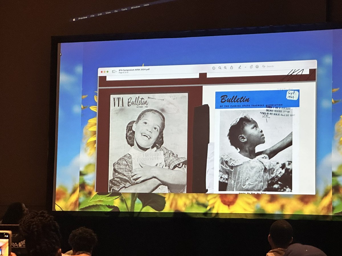 Wow! To learn from <a href="/jaminque/">Jaminque</a> that I have access to the histories and stories of the Black women educators who have come before me is Black joy. The #BlackTeacherArchives is invaluable. #AERA2024