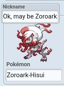 Been playing monotype on Showdown and naming the mf in the back 'Not Zoroark' has genuinely been fucking with people so much lmao