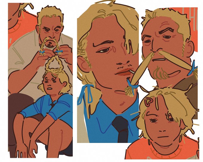 「blonde hair goatee」 illustration images(Latest)