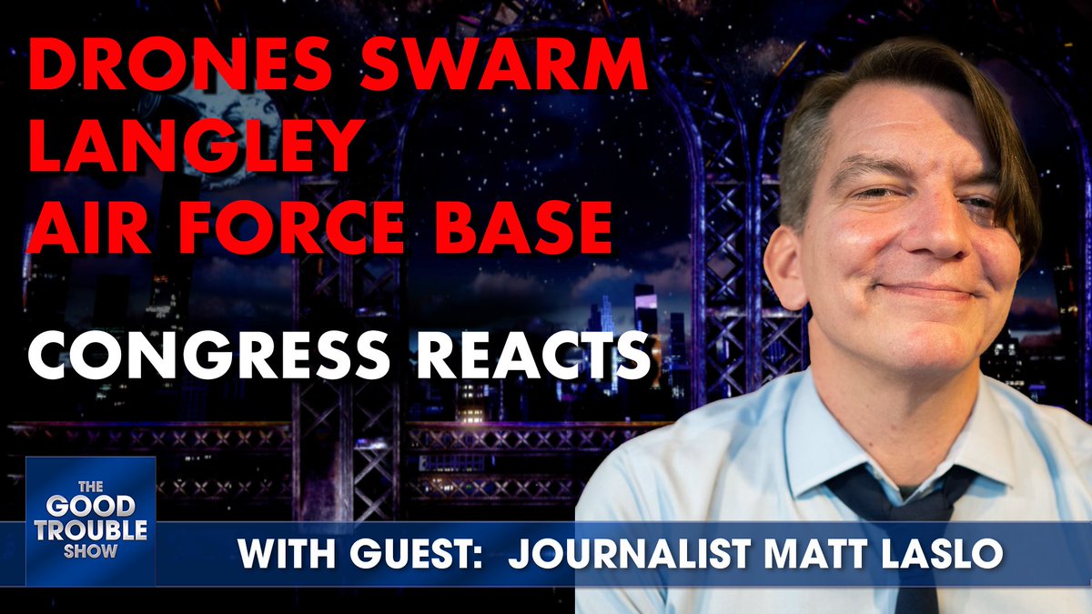 🔥LIVE: Saturday, April 13th, 1:15pm Pacific DC Journalist Matt Laslo drops new interviews w/ lawmakers concerning the drone AFB incursions + analysis of the Christopher Mellon AARO / Kirkpatrick op-ed. CLICK👇 youtube.com/live/yF_9ldNfy… #ufotwitter #ufos #uaps #ufo #uap #ufox…