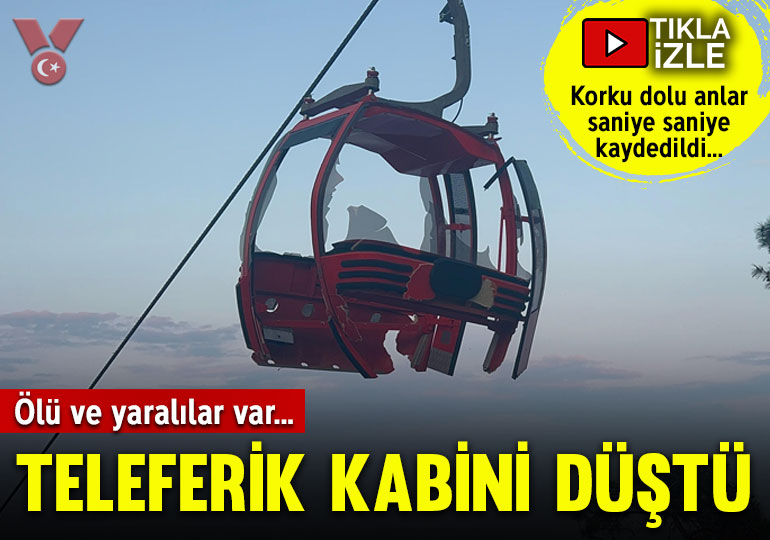 Antalya’da teleferik kabini düştü: Ölü ve yaralılar var veryansintv.com/antalyada-tele…