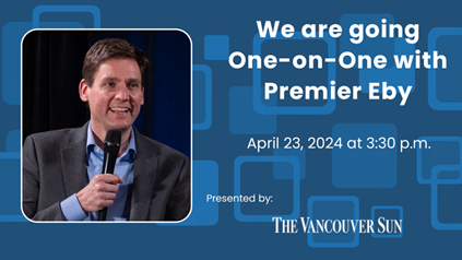 Special edition of Conversations Live: One-on-one with Premier David Eby. April 23 at 3:30pm. LandlordBC is a proud sponsor of @LiveConvo monthly forum series. Viewers are encouraged to send their questions for the premier on Slido. conversationslive.ca/watch