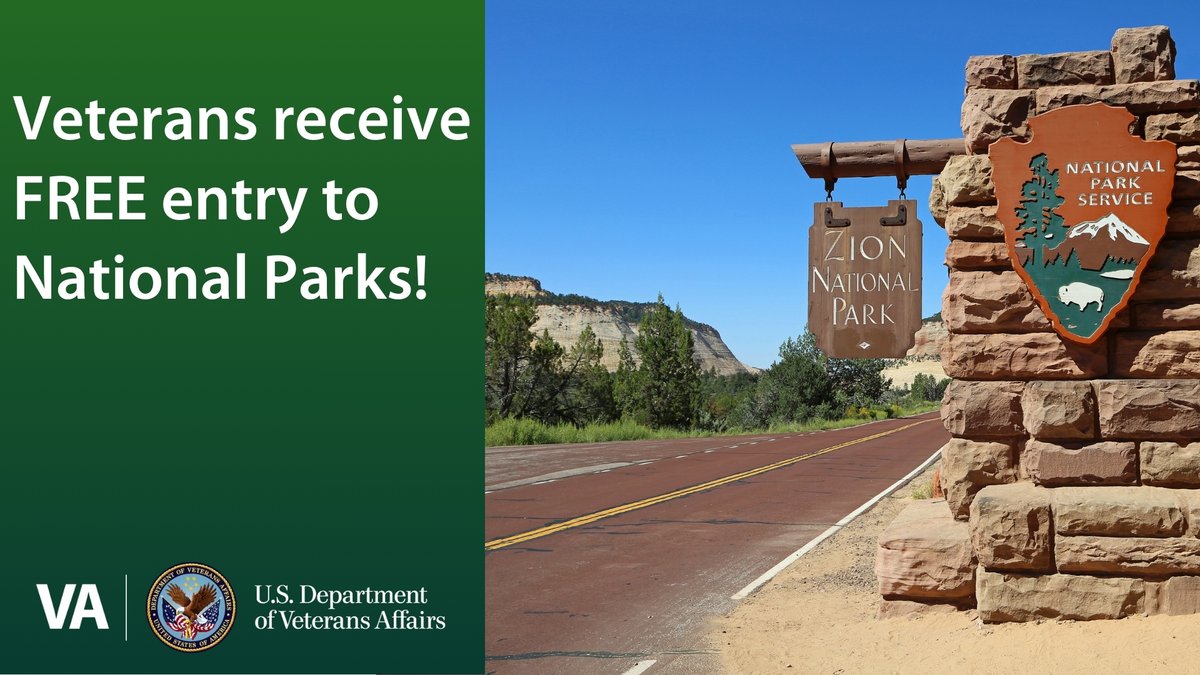 Nature is back in bloom! Don't forget that Veterans, service members, dependents, and Gold Star families receive free entry to @nationalparkservice, as well as refuges and public lands. 🌄🌊🌲