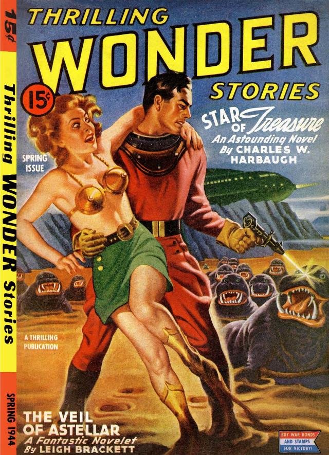 Today in pulp I try to discover what the Bra Of The Future will look like... courtesy of Thrilling Wonder Stories!