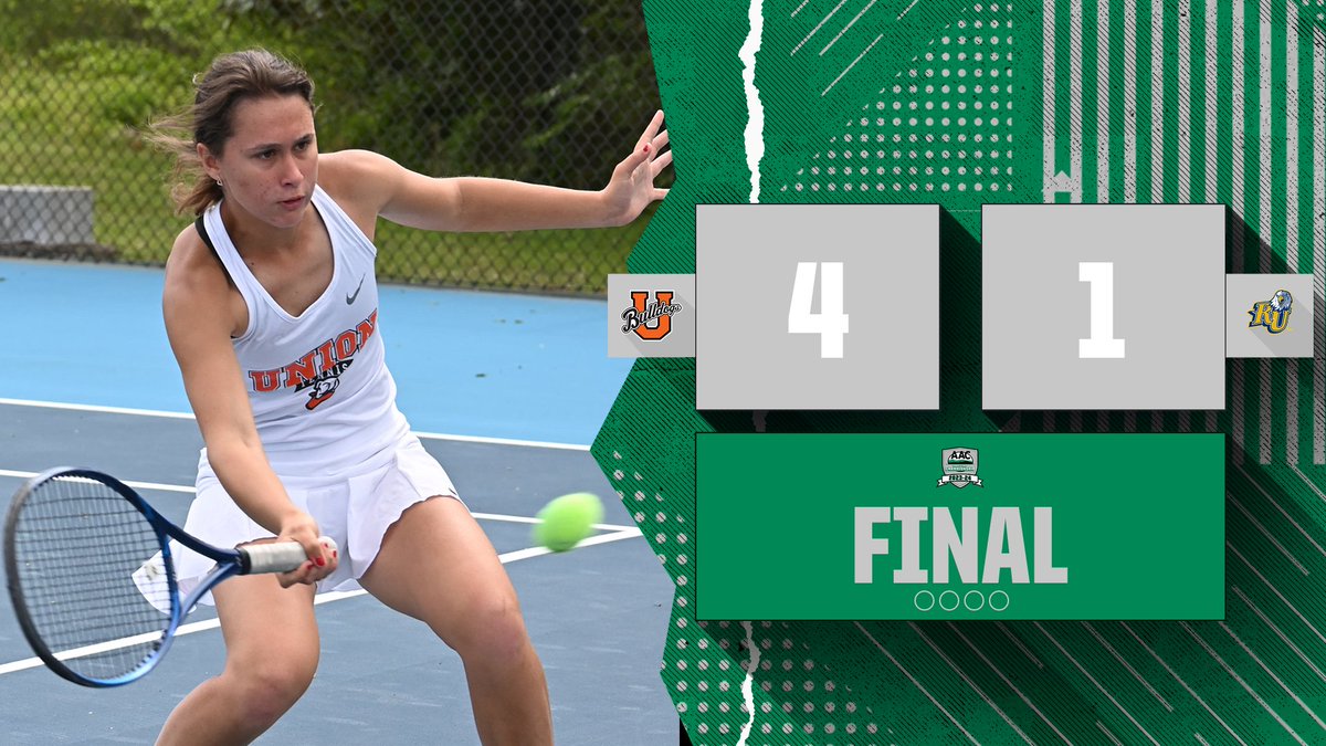 🎾 FINAL

After an epic 3-plus hour match, @UnionBulldogs prevailed over third-seeded @RU_Eagles in the #AACWTEN semifinal round

Union will face @twbulldogs in the championship match on Saturday at 10 am

#NAIAWTennis