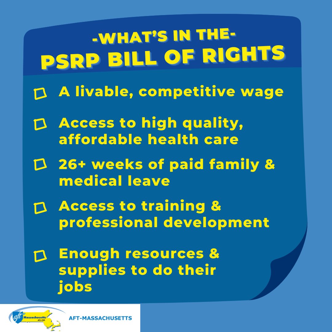 Paraprofessionals and education support staff are at the beating heart of our schools. They make it possible for all students to grow and thrive. Yet often they can’t make ends meet. Tell Congress to @PSRP_AFT bill of rights: actionnetwork.org/letters/psrp-b…