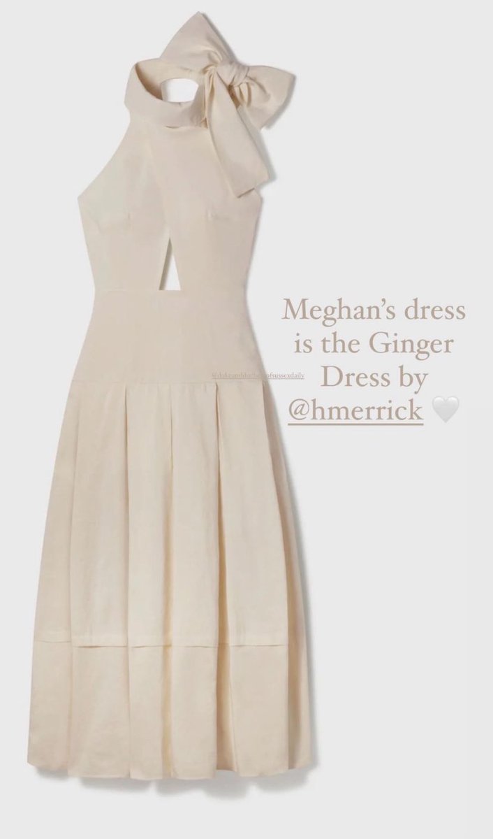 3, 2, 1 … Meg’s dress will sell out any minute.⏰ Have our fashion Squaddies found Delfina’s outfit yet? She looks stunning too. 🥰

#SussexSquad
#HarryandMeghan 
#Sentebale