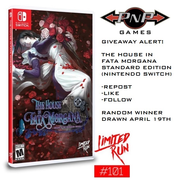WE'VE THREE #GIVEAWAYS AND THREE CHANCES TO #WIN! The House in Fata Morgana Collector's Edition (Switch) - DRAWING APR 18TH! The House in Fata Morgana Standard Edition (Switch) - DRAWING APR 19TH! Winner's Choice of The Legend of…