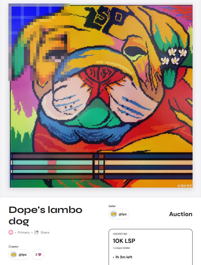 Well, this sounds incredible to me, but for the first time in this auction we reached the starting bid! Thank you very much <a href="/HANS_SOL_OG/">CrayHans 🤪🖍</a> for the bid, we're still here for about 1 hour on <a href="/mallow__art/">Now found at @mallowdotart</a> , don't miss the opportunity!

(Link below)