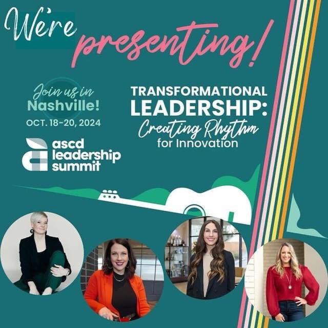 Okay, leaders! Who will be attending the ASCD Leadership Summit this fall? 🙋🏻‍♀️

I am ecstatic to present at this year’s conference alongside some of the greatest women I know! 

Casey Watts
Gretchen Bridgers 
Jana Lee

#instructionalleadership #EducationalLeadership #ASCD