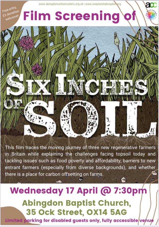 Next Wednesday, April 17 at 7.30pm. No tickets needed, come early to pick a seat!