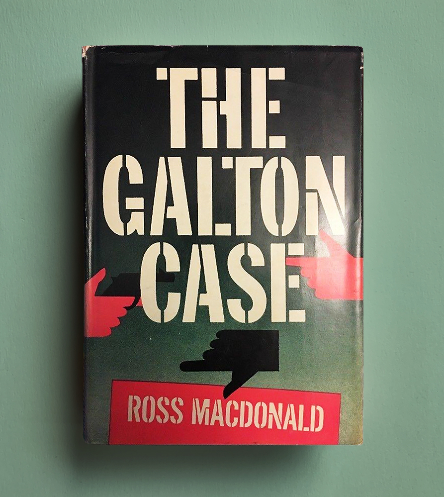 “I sat there like a penitent while the minute hand of the clock took little pouncing bites of eternity.” —Ross Macdonald, THE GALTON CASE (1959)