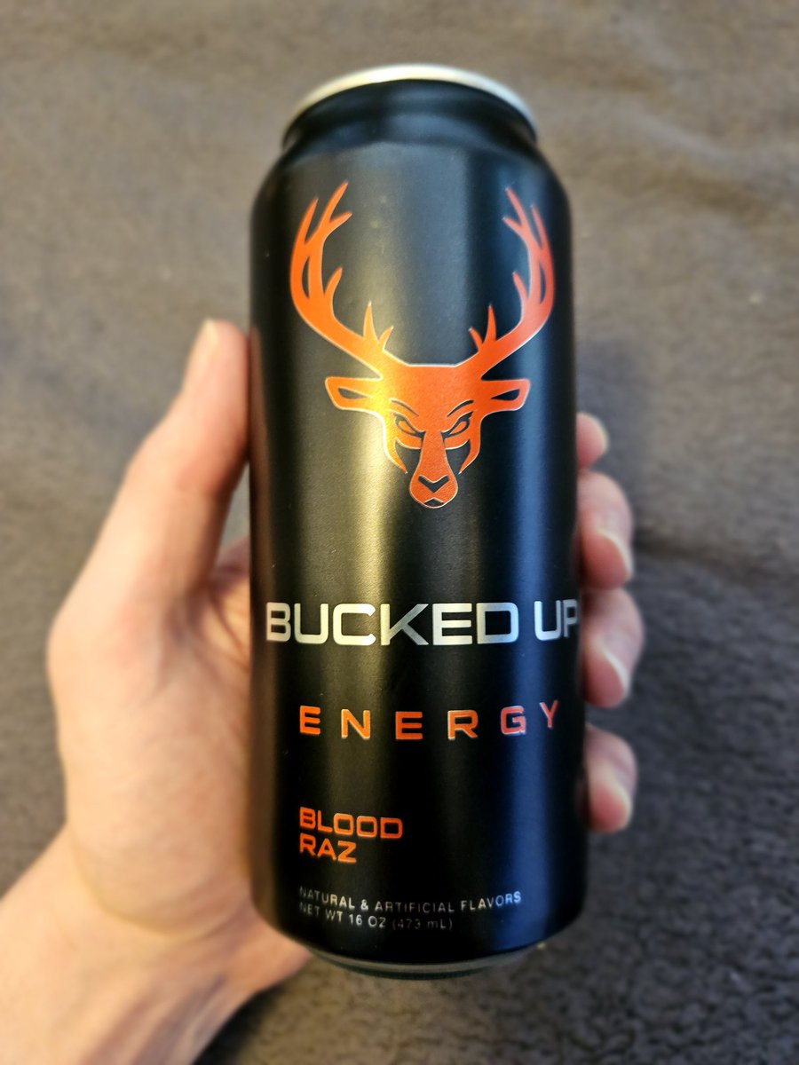 Blood Raz got that dawg in it

Went in trepidatious, but <a href="/buckedup/">Bucked Up</a> makes a damn fine energy drink.