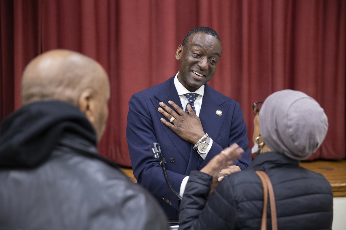 Council Member @dr_yusefsalaam held a town hall at Harlem’s Lenox Terrace to provide residents with community updates and to discuss the work being done to address local concerns.