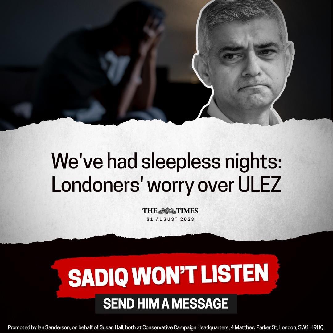 Sadiq Khan has made London more expensive. Vote for change.