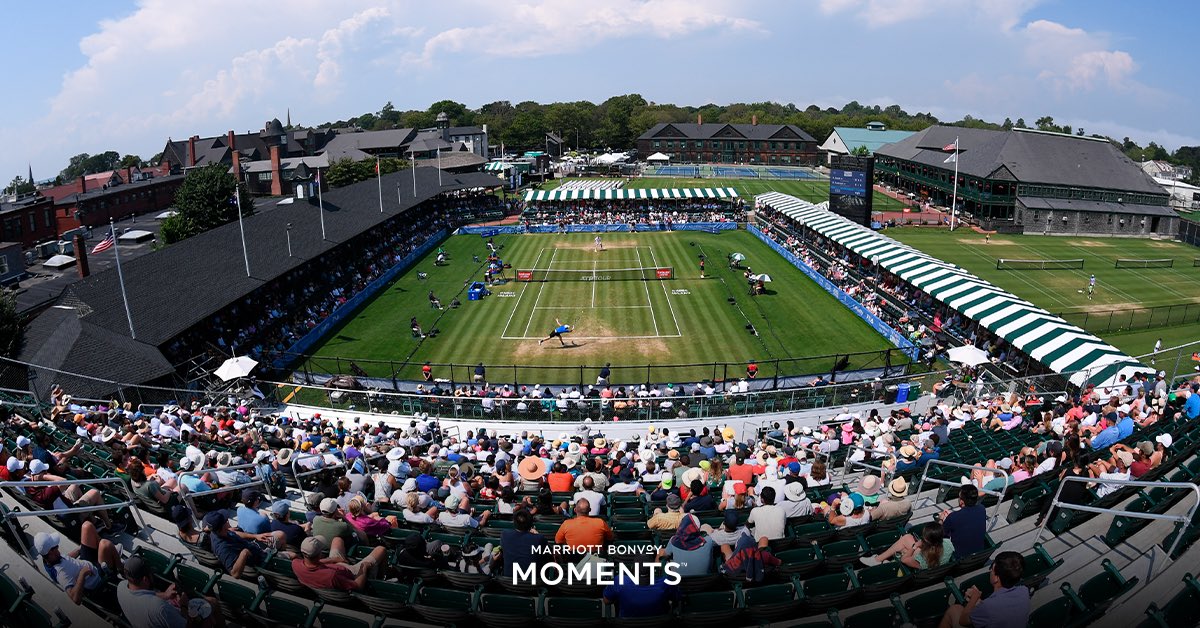 Join the world’s greatest tennis stars at the International Tennis Hall of Fame weekend with #MarriottBonvoyMoments. Catch and serve aces in box seats at the Open and a private clinic coached by a Hall of Fame player. Get your game on here: marrbnvy.com/tennishalloffa…