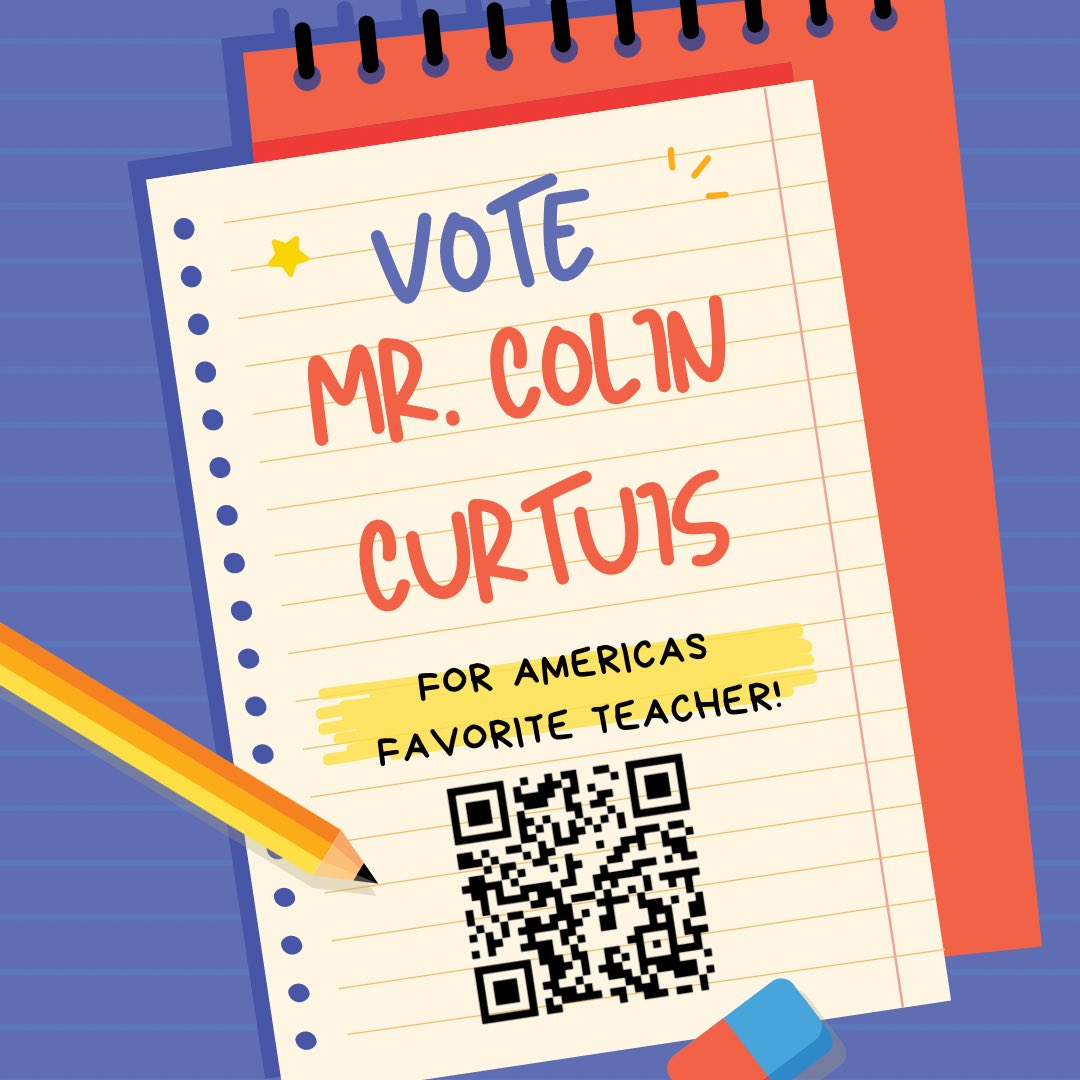 BLUE DEVIL NATION ITS TIME TO UNITE!! VOTE MR. COLIN CURTIS FOR AMERICA’S FAVORITE TEACHER!! 

americasfavteacher.org/2024/colin-cur…

<a href="/mrs_reppa/">Andrea Reppa</a> 
<a href="/BCSDBrunswickHS/">Brunswick High School</a> 
<a href="/BCSDBHSGuidance/">BHS Counselors</a> 
<a href="/BHSMerrill/">Mr. Merrill</a> 
<a href="/BrunswickCSD/">BrunswickCitySchools</a>