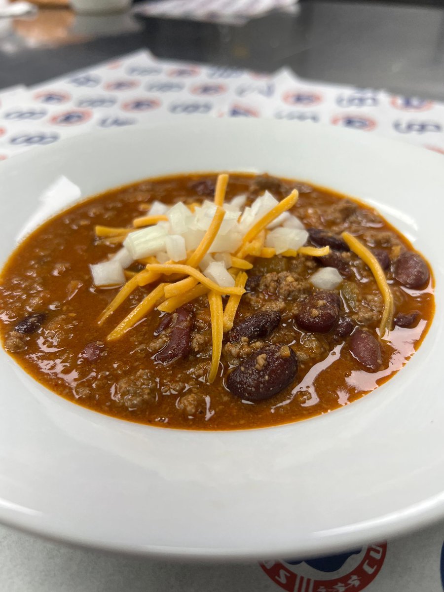 Remember to try our new loaded chili! This specialty food item is available this week only! Learn more ➡️ buff.ly/3PQTFa2