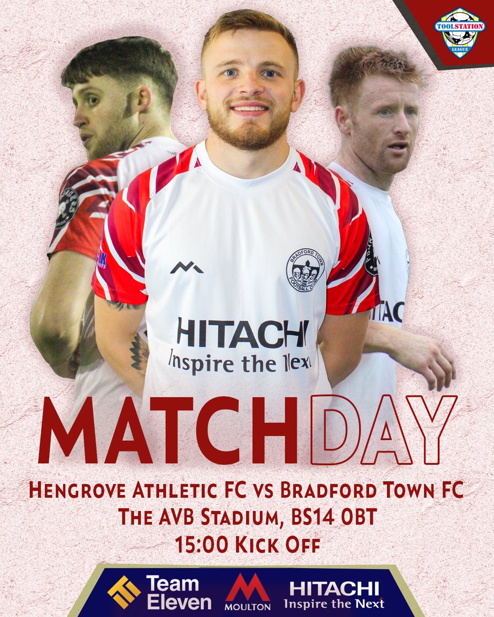 Back on the road 🛣️ 🆚 @HengroveAFC 🏆 The @TSWesternLeague Division One 📍 The AVB Stadium ⏰ 3pm kick-Off #HENBTN | #BTFC