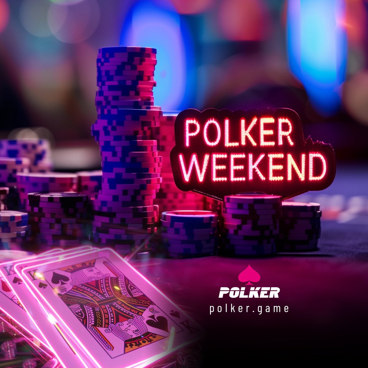 Here’s to another work week conquered! 🥳 Now it’s time to kick back and unwind! Join our Polker tables for a weekend of excitement, strategy, and adventure! 💪 See you there! 😎 #gamefi #poker #playtoearn #weekend