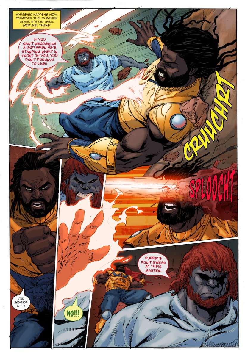 g_mart8's tweet image. Comicbook letterer available for work. $5 per page. Can normally letter 5-14 pages a week. Here are some samples. DM me if interested. Thanks!
#indiecomics