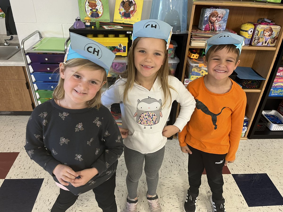 We ended our study of CH by making train conductor hats! #SCEsoars