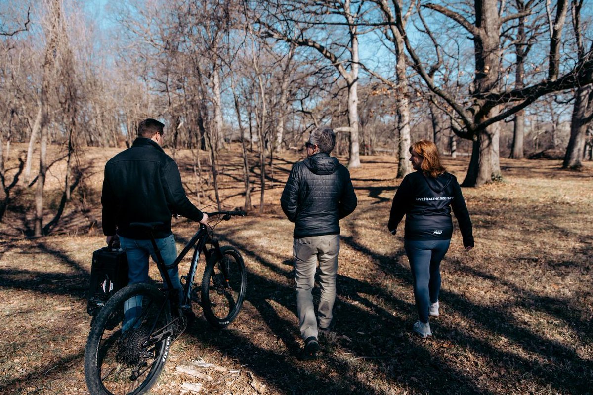 Tomorrow, ground is being broken on the first singletrack biking trail in St. Louis! 🚲🌳 Volunteers who want to work on the trail are invited to Carondelet Park for a morning of trail building. No experience necessary! For details and to RSVP, visit bit.ly/SingletrackTra….