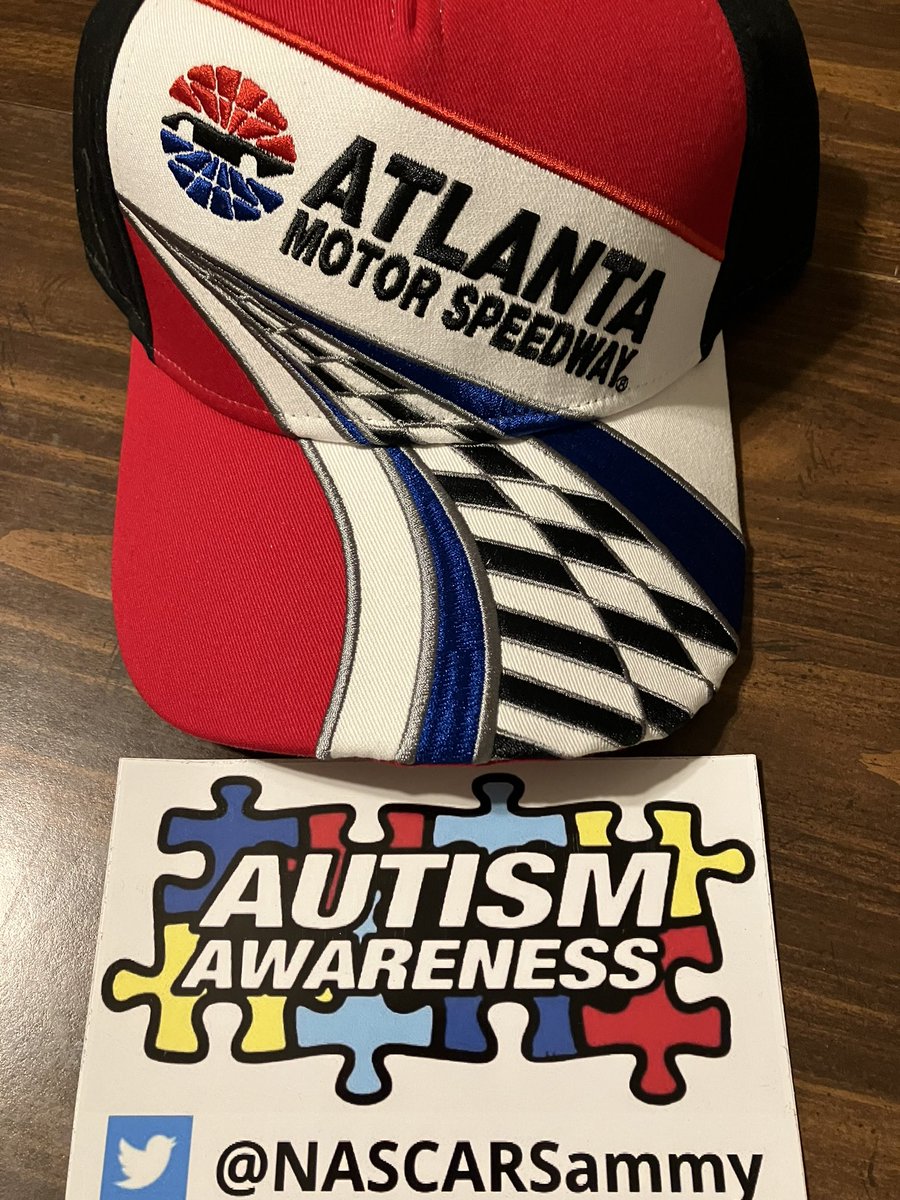 It’s #AutismAwarenessMonth #Giveaway Time!👍🏻🧩🏁 Thanks to the support of @StormingB8 , for the #Autism community, I’m giving away this very cool @ATLMotorSpdwy hat! To enter: Follow, Repost, Tag some friends Must use #AutismAwarenessMonth Winner announced April 30th