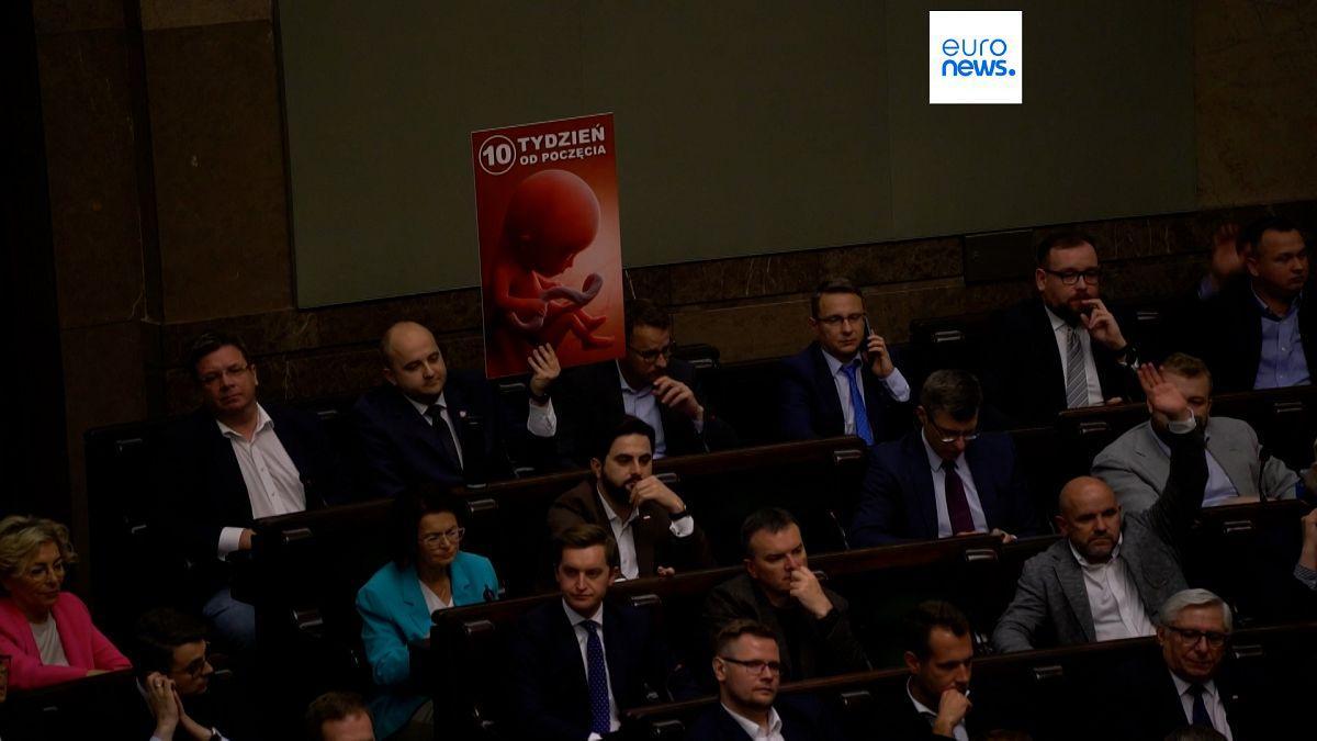 Poland's parliament votes to progress toward easing abortion restrictions euronews.com/2024/04/12/pol…