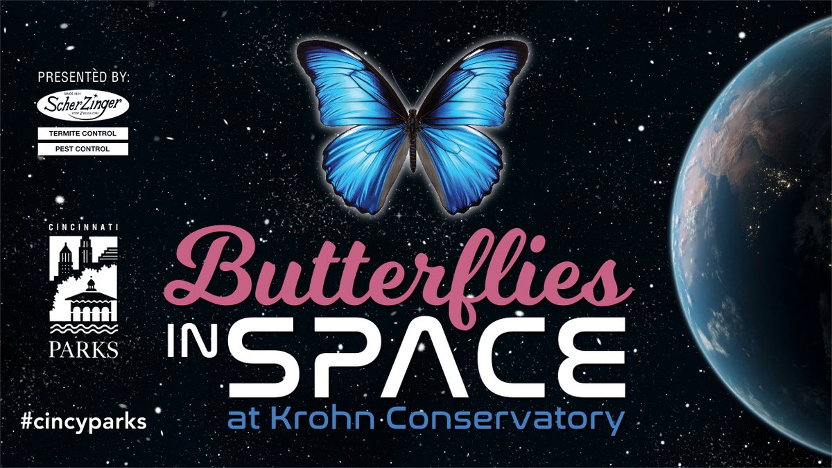 Save the date! Butterflies in Space at Krohn Conservatory is coming soon. Be sure to plan a visit from May 11 - August 18 for an experience that will be out of this world. 🦋 Ticketing link coming soon.