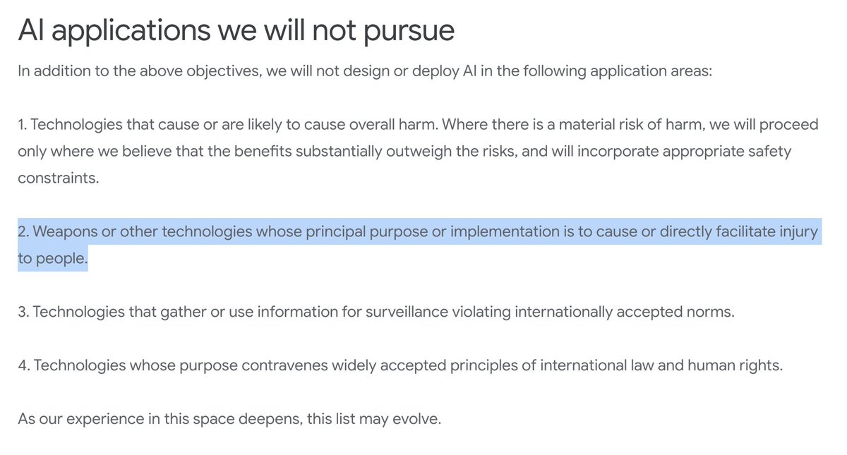 It's as if Google doesn't (and possibly can't?) enforce it's own ethical AI principles for government cloud providers. Something tells me this is just the tip of the iceberg.