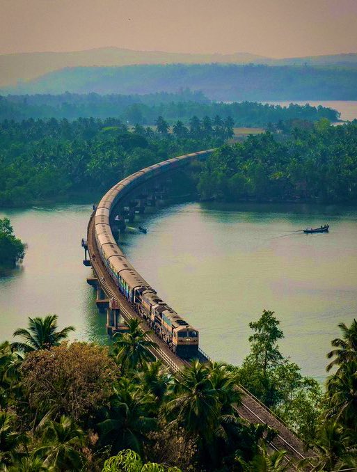 Sharavathi Railway Bridge Honnavar India 🇮🇳