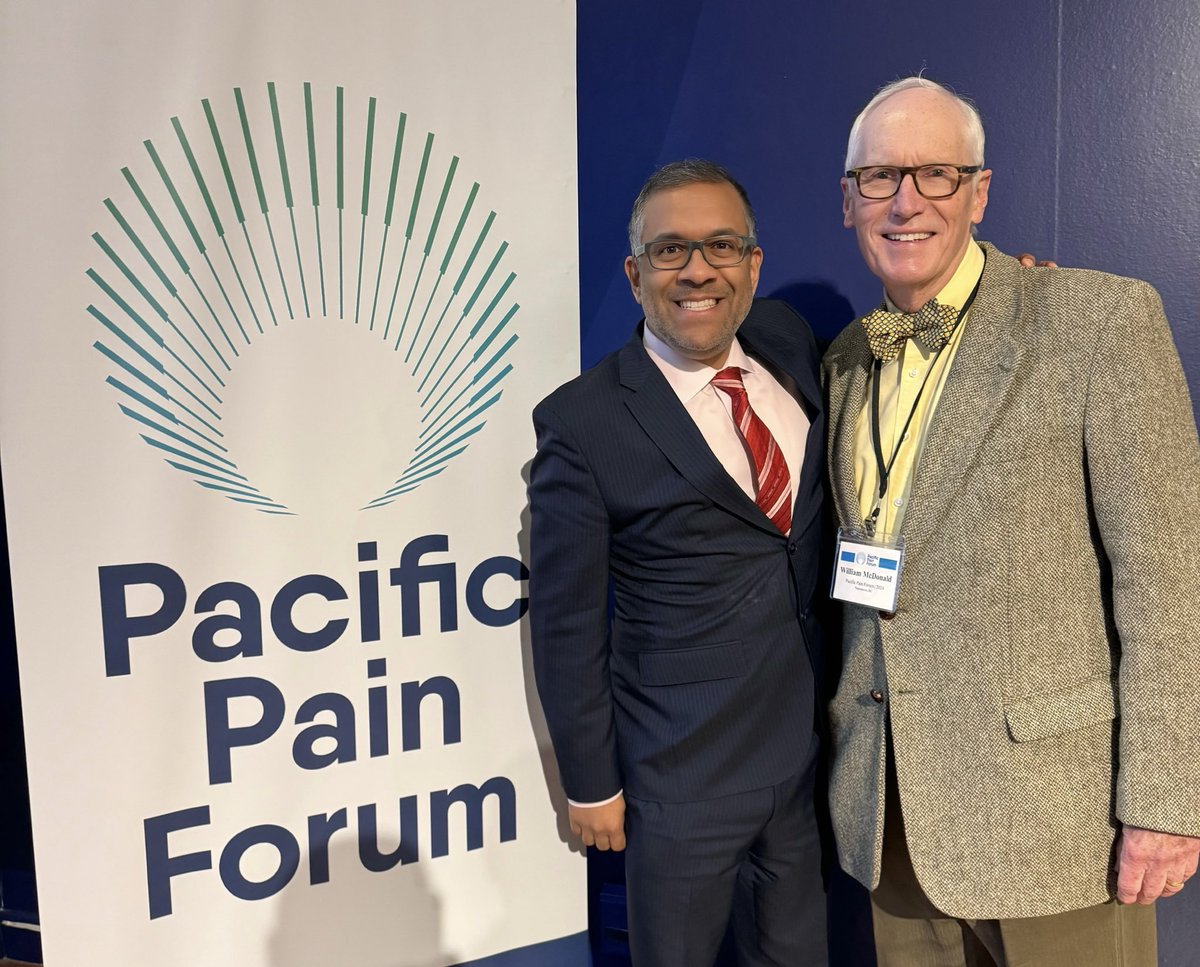 Honored to be with, and give, the Dr. William McDonald keynote lecture at the ⁦@PacPainForum⁩. Dr. McDonald has done so much for pain in this country! Thank you to ⁦@PJMatrasCNSPain⁩ and ⁦@VarshneyMD⁩ for inviting me. ⁦@pain_canada⁩ ⁦@CanadianPain⁩
