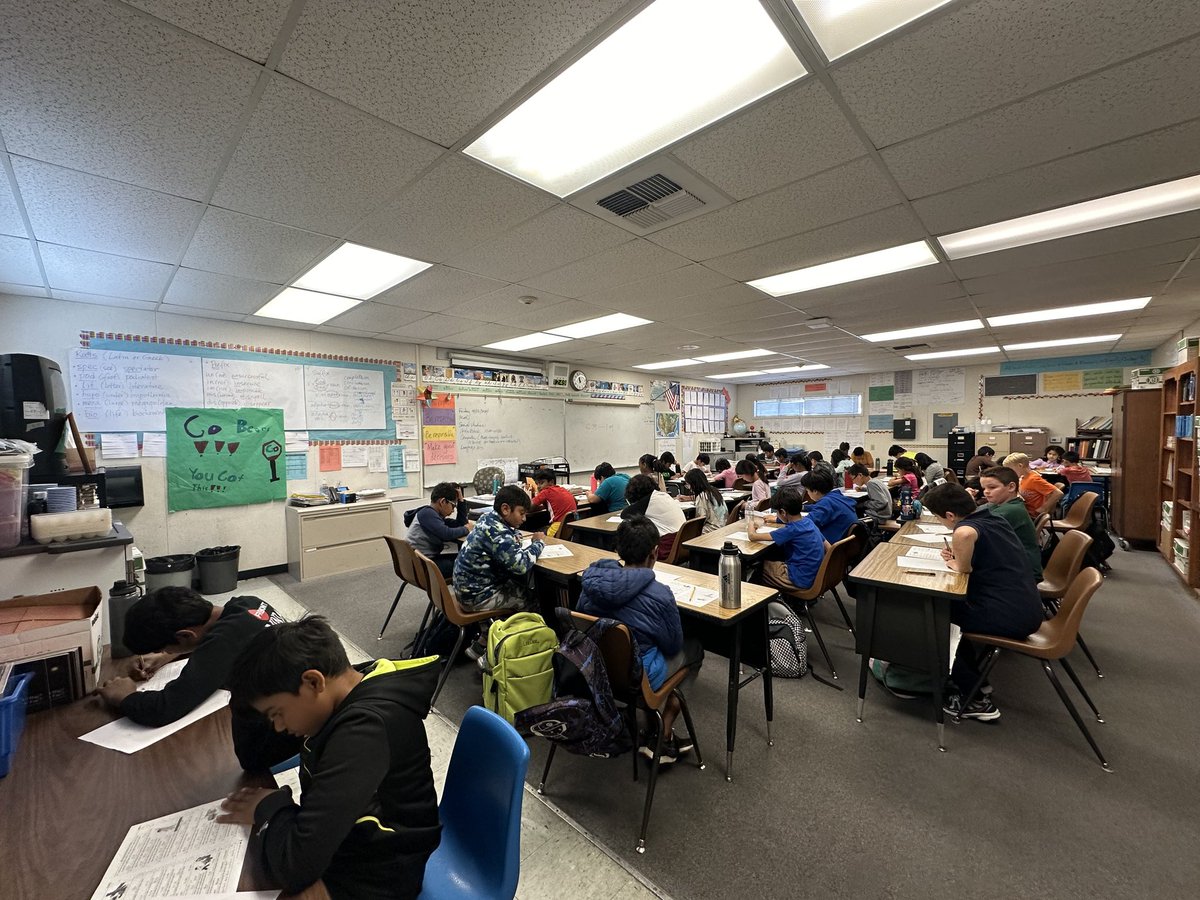 Thirty-nine Grimmer students participated in the California Math League contest today. Thank you, Ms. Zhang, for your dedication to inspire our students to love math!