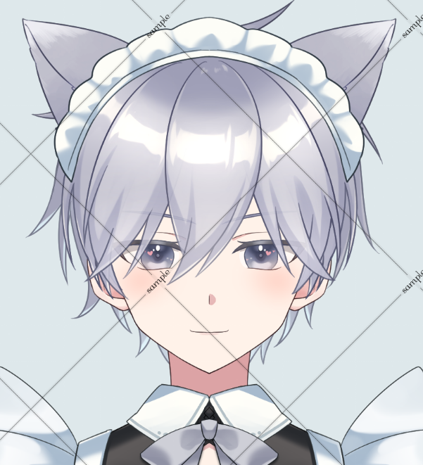 「cat boy grey hair」 illustration images(Latest)