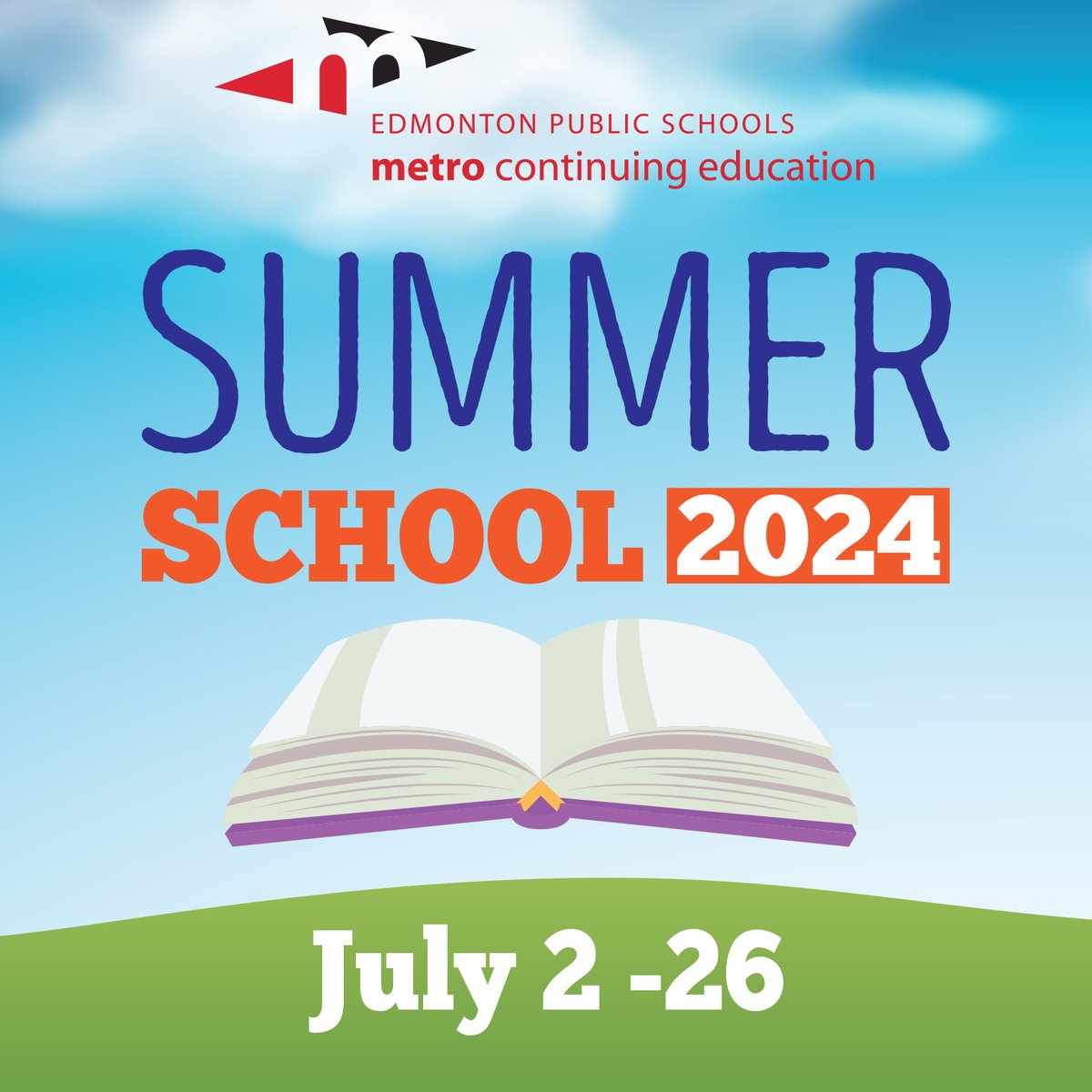 Summer school can help you prepare for the year ahead, lighten your schedule or upgrade a class in just four weeks. ☀️📚 Register now through @metroconed and make this summer one for the books: metrocontinuingeducation.ca/summer-school/ #EPSB #yeg #learnatmetro