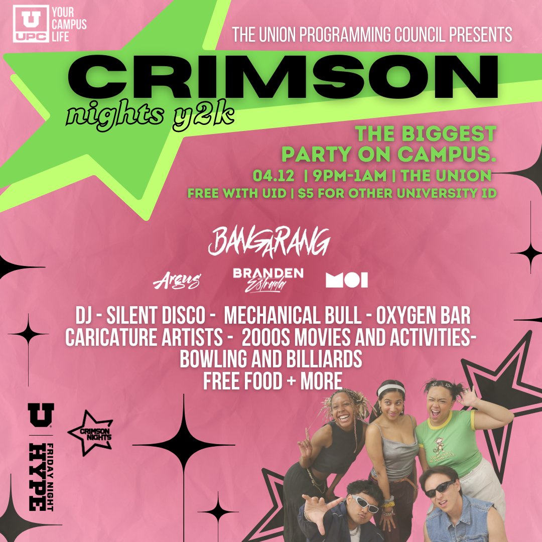 HAPPENING TONIGHT! Get ready to party and score some free swag!