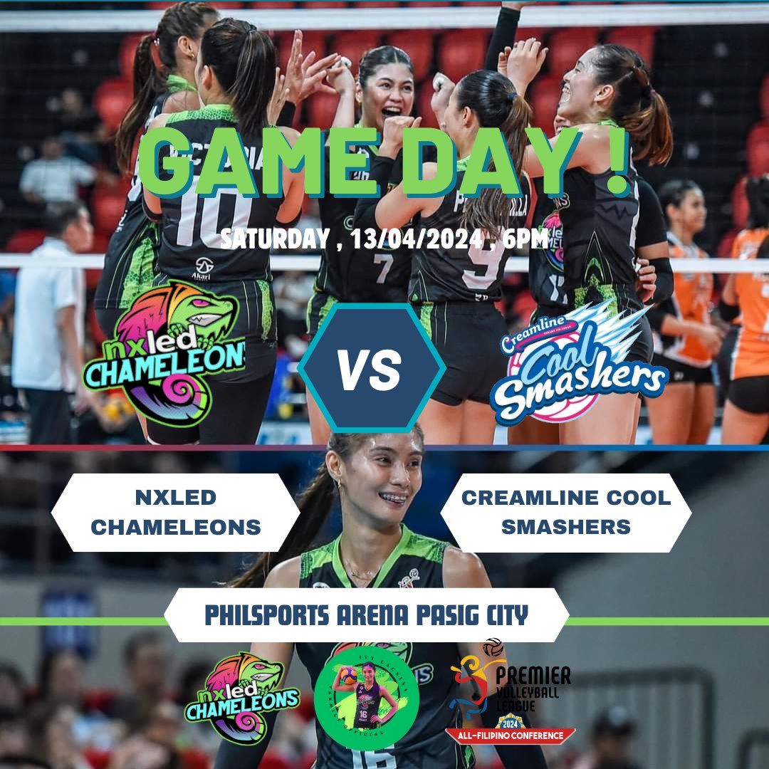 ivylacsinafam's tweet photo. GAME DAY !!! against CREAMLINE lets do this NXLED GIRLS goodluck byangssskiesss  @ivy_lacsina  SEEYOU LATER 🦎💚

#ivylacsinafanmilyofficial 
#IVYLACSINA 
#ilfo 
#NxledLockedIn 
#NxledNation 
#TheHeartOfVolleyball 
#pvl2024 https://t.co/rTnHslwDJ5