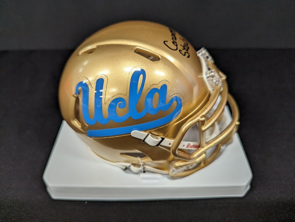 We can't wait to watch Center Grove's own Carson Steele as he takes his career to the next level! Start your collection with this autographed mini UCLA helmet. 🏈 qtego.us/qlink/cgef/EP0…