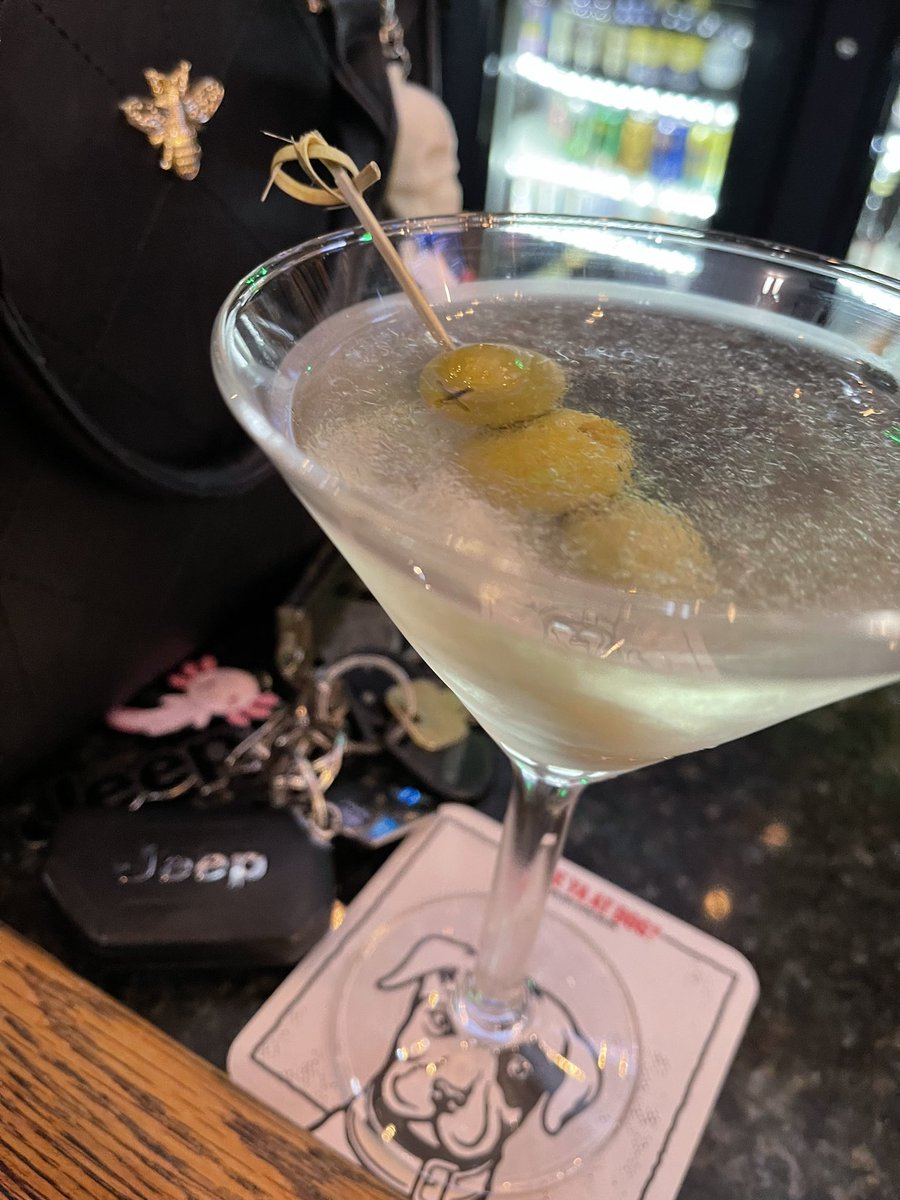 The usual. Dirty Martini