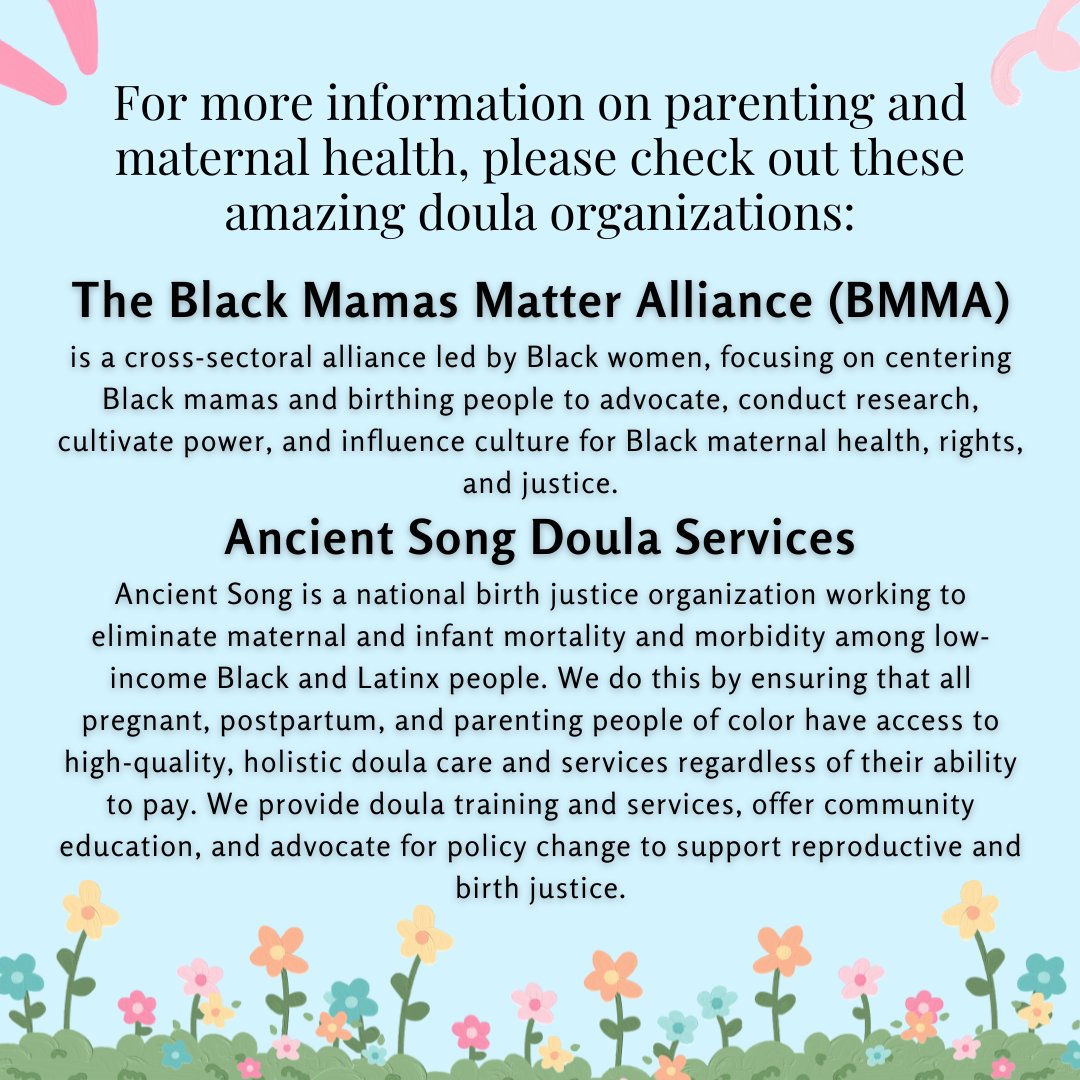 April 11-17th is Black Maternal Health Week! 🌟
 
During Black Maternal Health Week, we come together to shed light on the disparities and challenges faced by Black mothers in our healthcare system. 
 
#BlackMaternalHealthWeek #SupportBlackMothers #MaternalHealthEquity