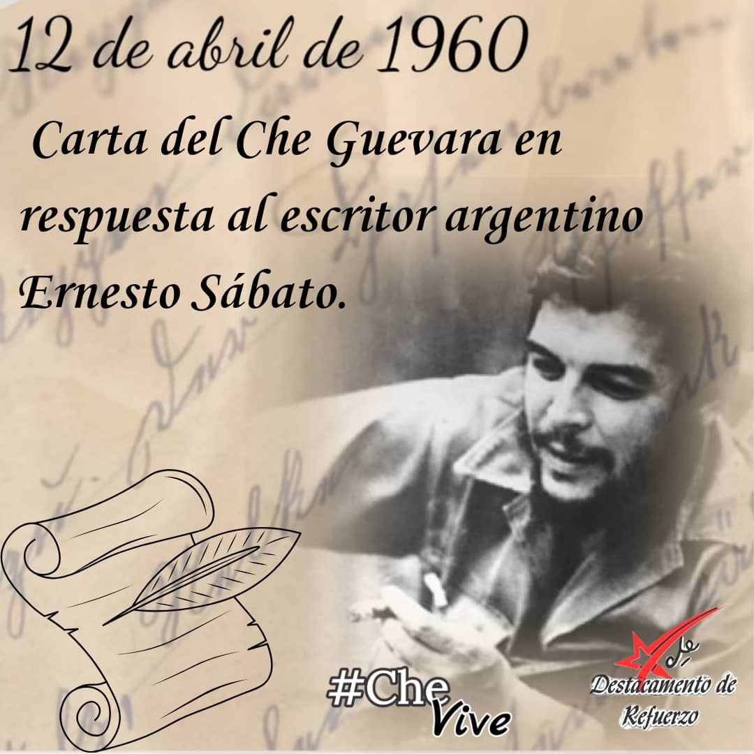 'Fijaba estos relatos preliminares solamente para recordarle que pertenezco, a pesar de todo, a la tierra donde nací y que aún soy capaz de sentir profundamente todas sus alegrías, todas sus desesperanzas y también sus decepciones'. Che #CheVive #CubaViveEnSuHistoria