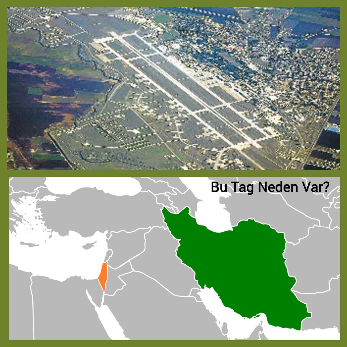 (İncirlik) X'teki bu başlık; Olası Iran - İsrail savaşında, ABD'nin İsrail'e açık destek vereceği haberleri üzerine oluşmuştur. Başlık altındaki yorumcular, İncirlik Üssü'nün ABD'nin kullanımına kapatılıp kapatılamayacağını tartışıyor.