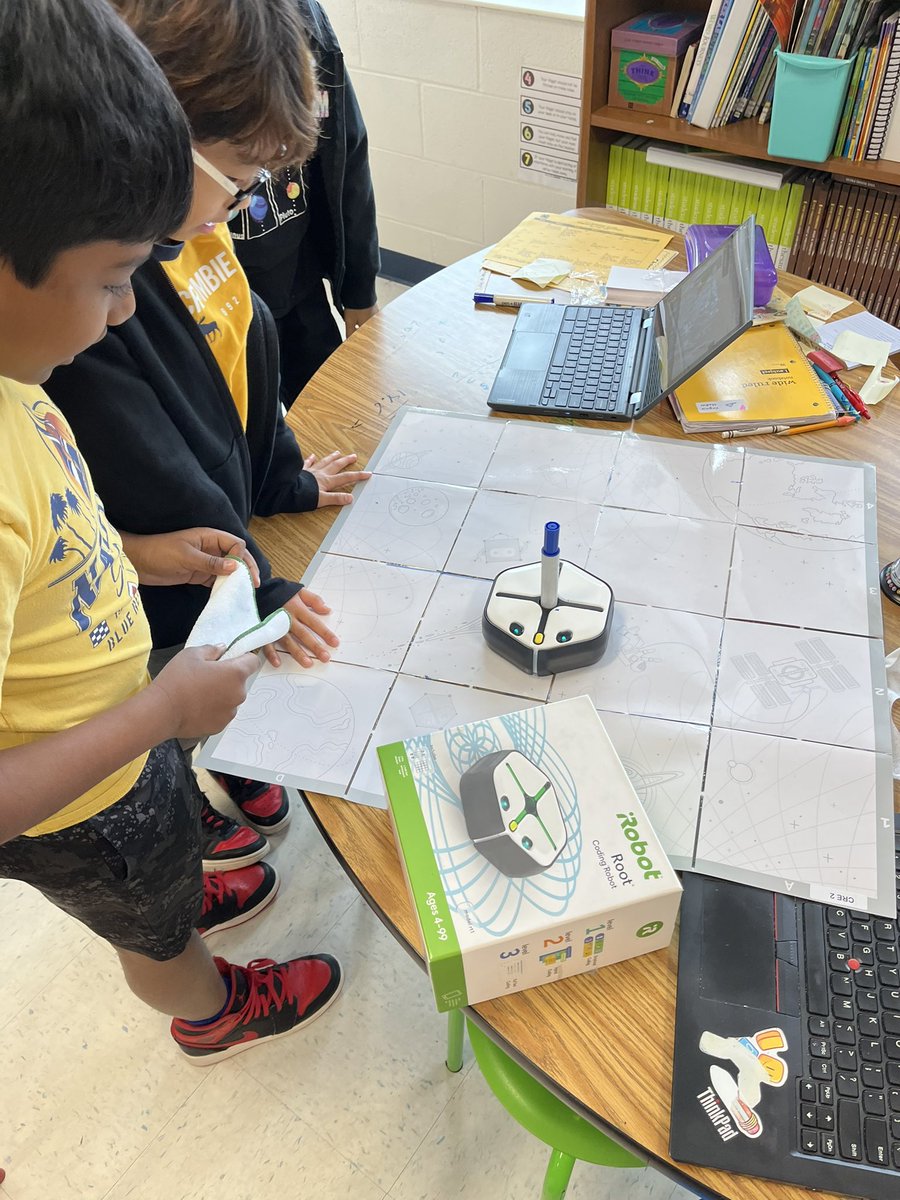 Today <a href="/CardinalRidgeES/">Cardinal Ridge ES</a> we used <a href="/iRobot/">iRobot</a> to review area and perimeter.