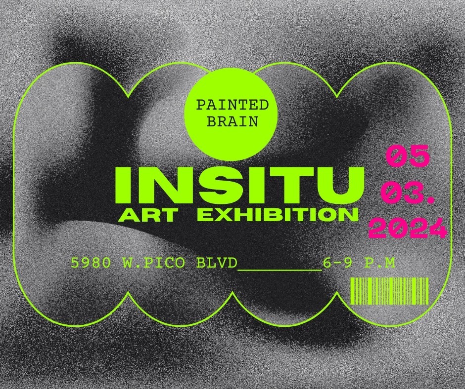 Get ready to explore the vibrant world of art! 🌟 Save the date for the 'Insitu' exhibit on 5/03/2024, from 6pm to 9pm, located at 5980 W Pico Blvd, Los Angeles, CA 90035. Discover inspiration at The Painted Brain. Details at paintedbrain.org. #Ar… instagr.am/p/C5rWvIQv40r/