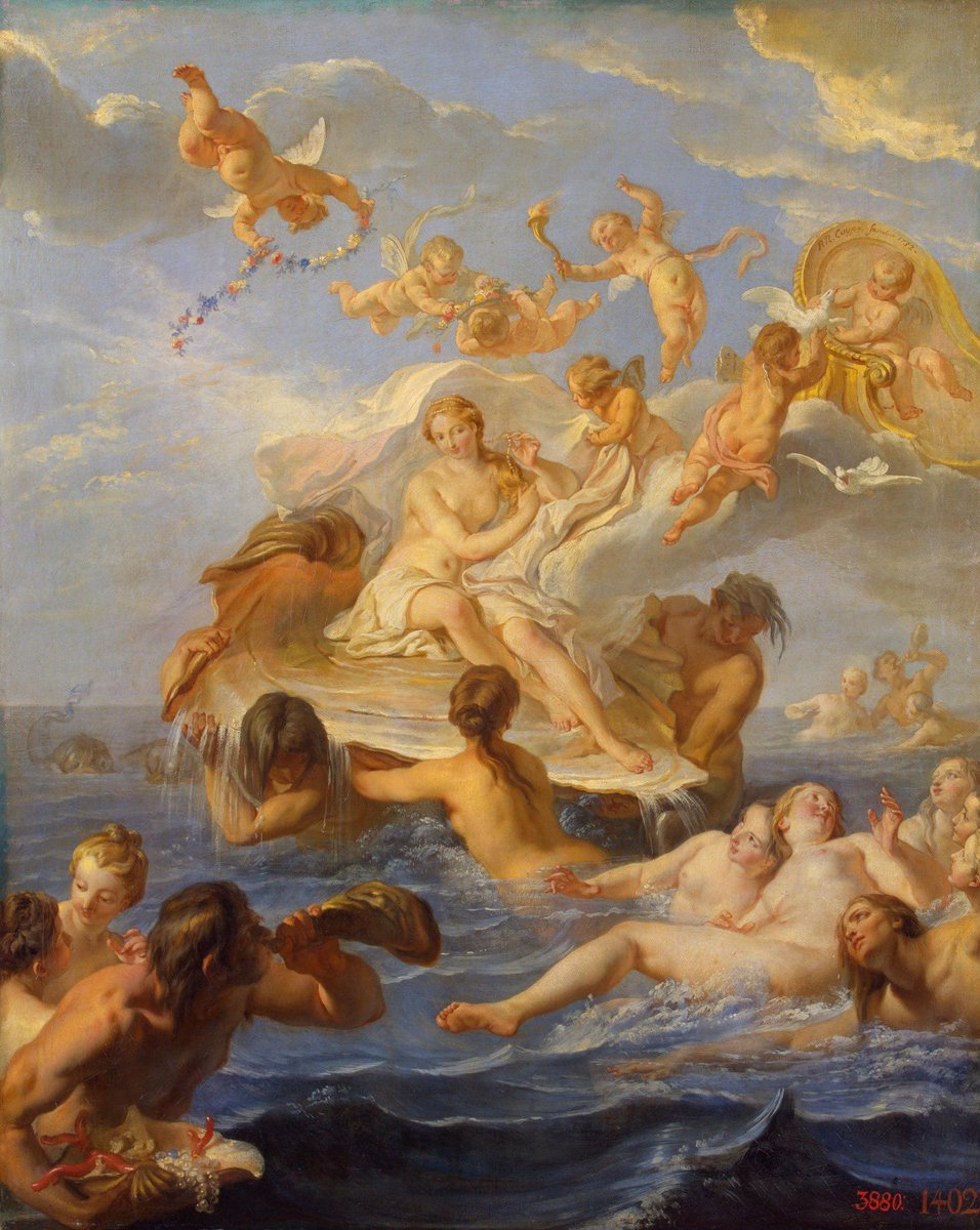 Birth of Venus by Noël-Nicolas Coypel 1732