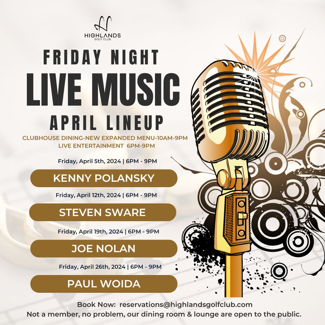 Friday Night Live Entertainers for April
Clubhouse is now open 7-days a week 10a.m.-8p.m. 

Performing tonight @sswaremusic who has a talent for songcraft, versatility as a vocalist and composer, with a natural, easy charm as a performer. 

#yegfood #yeglivemusic #YegDining