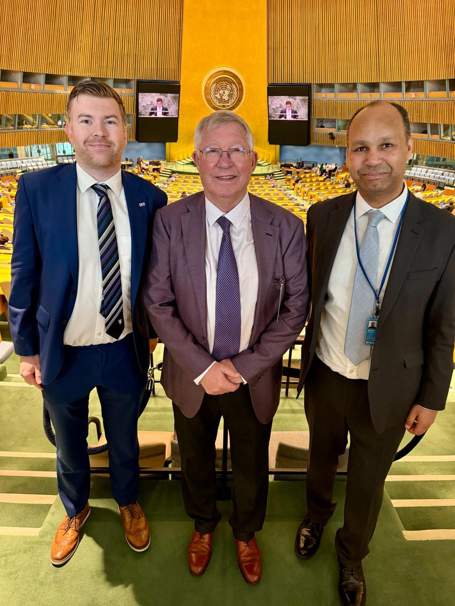 Next month UN member states will gather to adopt a landmark resolution launching World Football Day. Ahead of that, it was my honour this week to bring the greatest football manager of all time to the UN General Assembly.